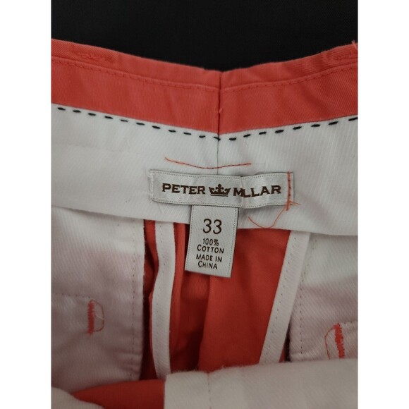 Peter Millar Coral Bermuda Shorts Mens‎ Size 33 - Actual 32" Golf Casual Pants - Picture 3 of 10
